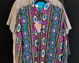 3 XL Men’s Collar Western Shirts * New Roper * Wrangler * Plainsman