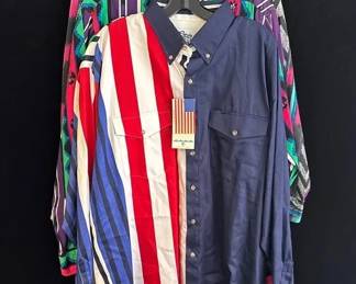 3 XL Men’s Collar Western Shirts * New Roper * Wrangler * Plainsman