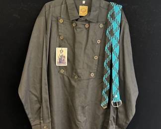 New with Tags WAH Maker Old West Design Men’s Western * 2 Fabric Belts