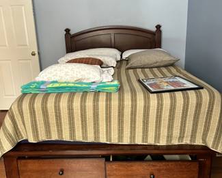 Bed with under bed storage