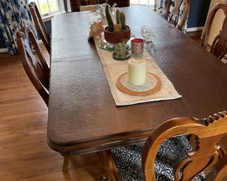 Lexington Cherry table/ China/and Buffet unit