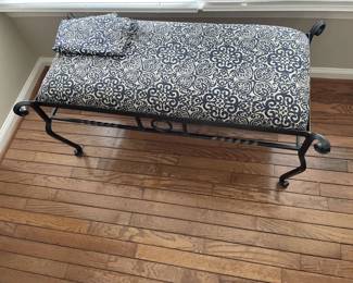 Wrought Iron Window Bench
