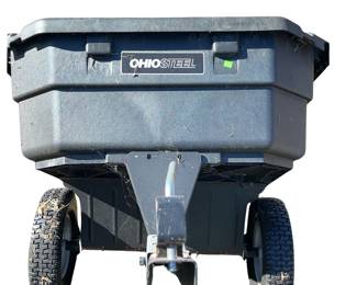 Ohio Steel Tow-Behind 15cf Lawn Tractor Dump Cart 1k lb Cap