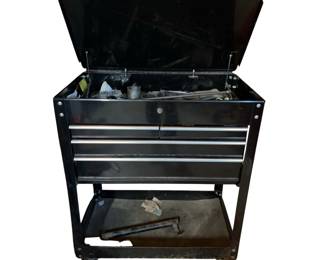 Drawer Black Rolling Tool Box Pro Heavy Duty Wheels