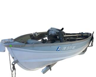 1977 StarCraft Aluminum Fishing Boat Johnson 30 Motor+Trawling 14 4 Seafarer & Trailer +Titles