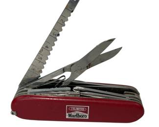 Marlboro Unlimited Swiss Army Knife Pocket Advertising
