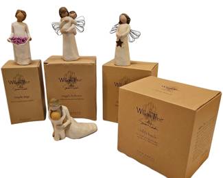 Willow Tree Figures Angels with Boxes