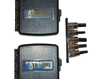 Drill Master Quick Change Adapters Screw Bits + 3/8" Drive Great Neck Hex Bits