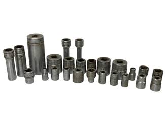 Snap-On Tools Sockets Standard Deep SAE Mixed Pieces