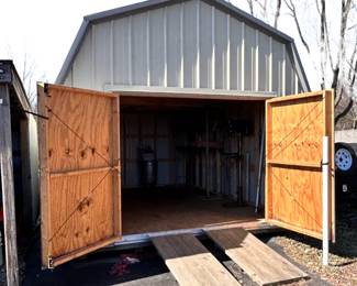 2021 12x16FT Lofted Barn 90" Doors Ramps 