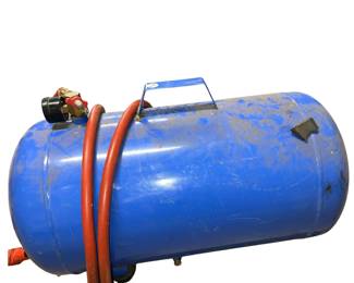 Portable Air Tank ~9 Gallon 12" Round 22" Long
