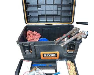 RIDGID Hard Case Tool Box Plumbing Wrenches DASCO Chisel