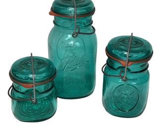 Ball Bale Lid Blue Canning Jars Eagle Star