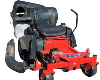 Simplicity 42" 23HP 724cc Courier Zero Turn Mower + Bagging