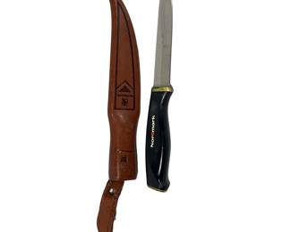 Normark Fiskars Finland Hunting Knife 5" Straight Blade