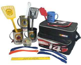 Local Advertising Fly Swatters NASCAR Cooler 