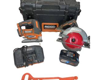 RIDGID R8652 Circular Saw 8832 Jigsaw Battery Charger Case