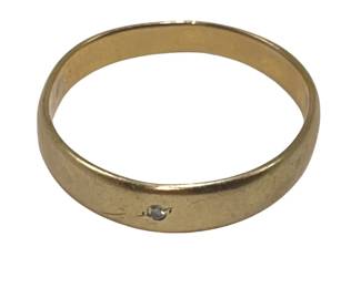 Antique 14K Gold Mens Wedding Band 2.7g Jewelry