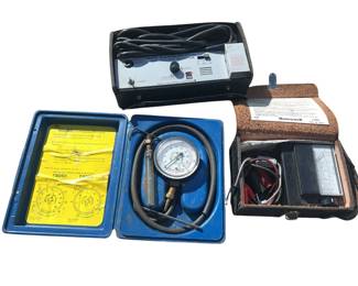 Yellow Jacket Ritchie Gas Pressure Test Kit Model 78060 +Test Meter & Leak Detector