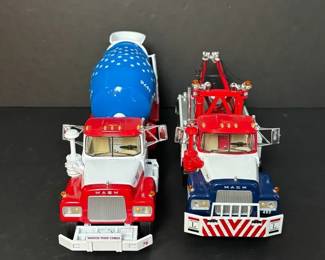 2 First Gear Bicentennial Diecast Metal MACK Trucks * Tow and Dump truck