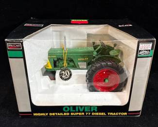 Diecast OLIVER Tractor ~ Super 77 * 1/750 20th Anniversary Antique Power