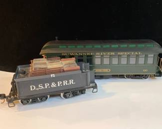 2 Train Cars * Lehmann Gross Bahn *Bachmann *G Scale Locomotive