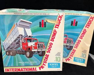 2~ Vintage ERTL INTERNATIONAL Paystar 5000 Dump Trucks