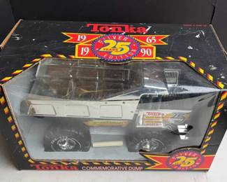 TONKA Commemorative Dump Truck * 25yr Anniversary Silver Edition * Steel USA