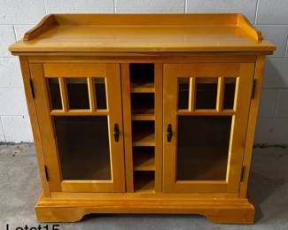 Wood cabinet