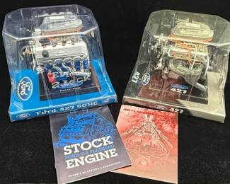Limited Edition Die Cast Ford 427 V8 Flathead Hot Rod & Stock Engines