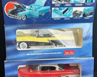 Diecast Cars * Sun Star‘56 & ‘59 Mercury Montclair & Park Lane Hard Top