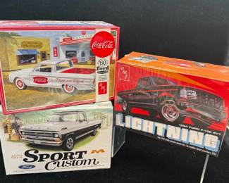 3~ 1/25 FORD TRUCK Model Kits * AMT Sealed Coca Cola ‘60 Ranchero & ‘94 150 SVT Lightning