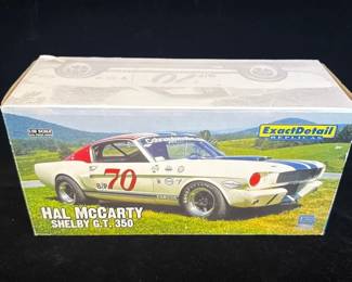 Diecast Car * Exact Detail Replicas * Hal Mccarty Shelby GT 350