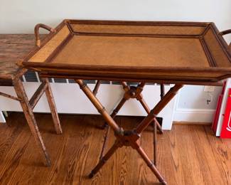 Large Folding Asian Campaign table 