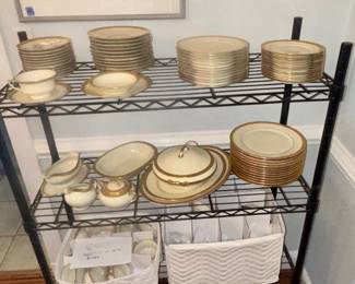 Service for 12 Bohemia Royal Ivory.  Cash Only sale come prepared.  Priced Reasonably