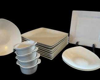 White Dinnerware Mystery Lot