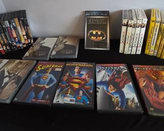 a007, Batman, Super Man, Spiderman, 30 Rock, Its Always Sunny In Philadelphia Dvds