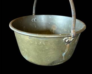 Vintage Brass Jam Pan