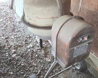 a3.5 Cu. Ft. Portable Concrete Mixer