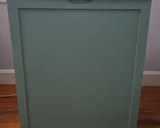 Oceanstar Teal green Storage Laundry Hamper 