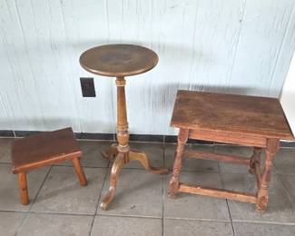 Collection Of Vintage Wooden Furniture 