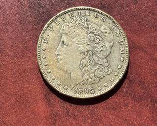 005 KEY DATE  1893 Morgan Dollar  Low Mintage