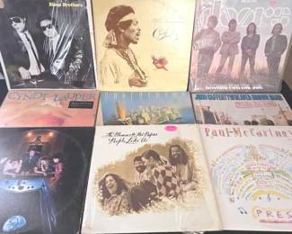 Collection Of Vintage Vinyl Featuring Mamas And Papas, Jimi Hendrix, The Doors And Blues Brothers 