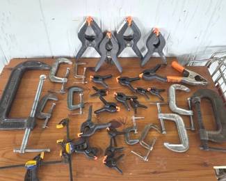 Collection Of Various Type Clamps
