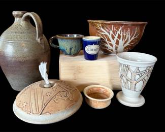 Seven Pieces Of Pottery