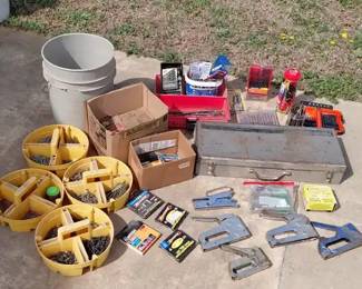 Power Drill, Drill Bits, Miscellaneous Fasteners Bundle