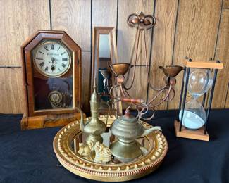 Vintage Wood  Metal Decor