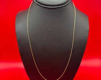 10K Yellow Gold 20 Necklace