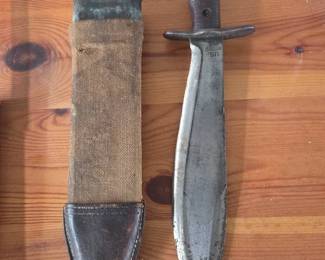 US Model 1917 Bolo Knife With Scabbard