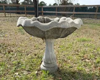 Concrete Bird Bath